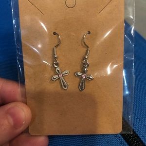Cross earrings